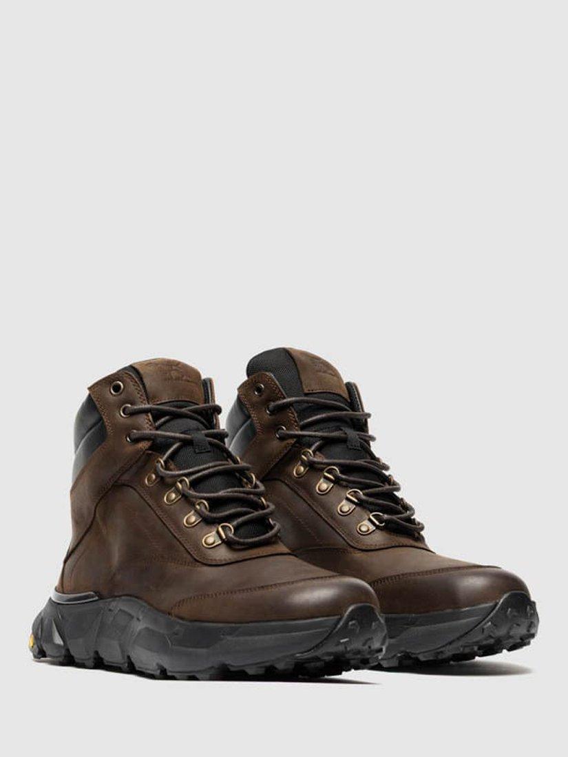Product image 6 of 7, which shows Rodd & Gunn Remarkables Vibram Leather Walking Boots, Chocolate, 7