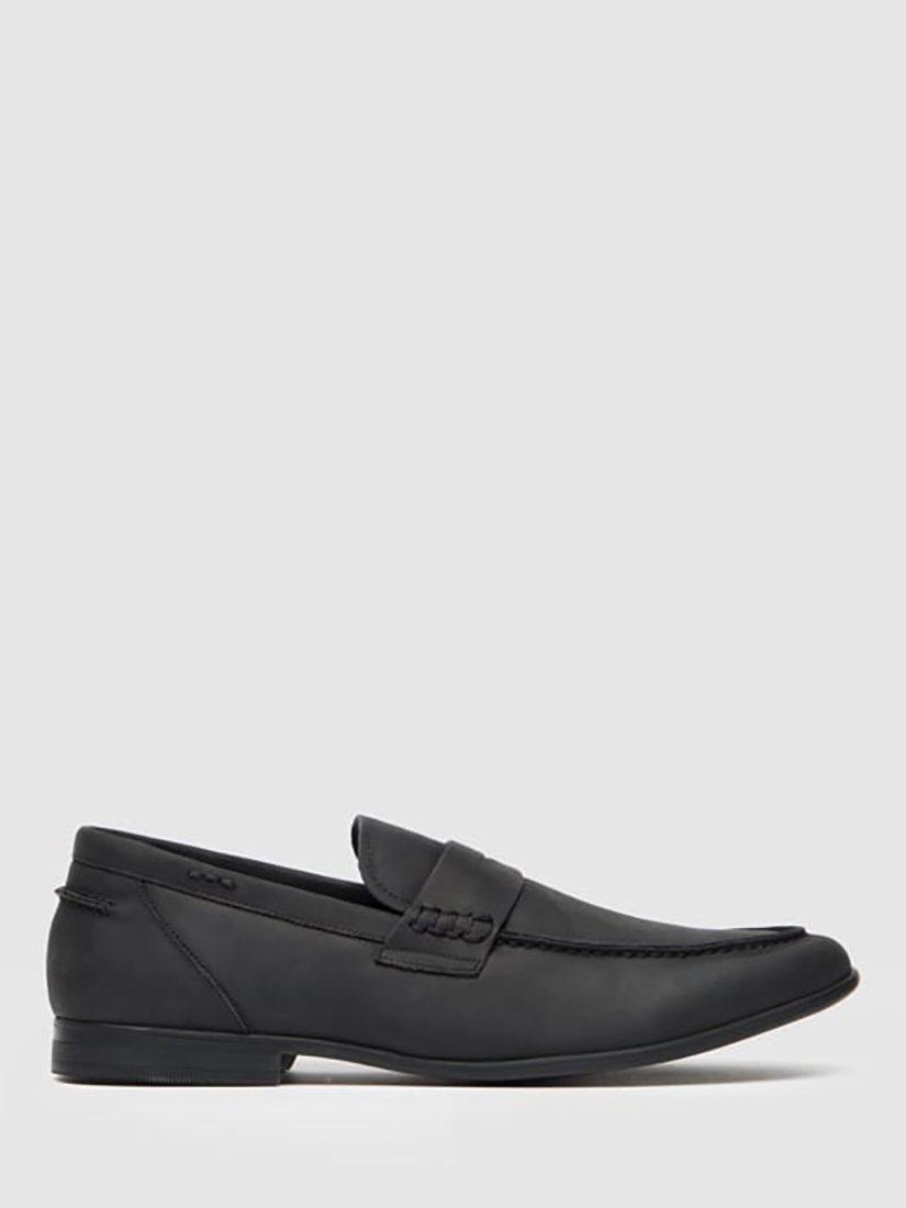 Product image 1 of 10, which shows Rodd & Gunn St James Leather Loafers, Onyx, 6