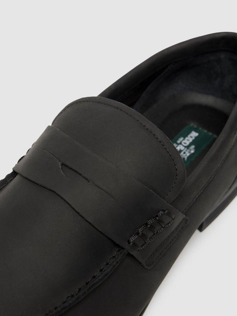 Product image 5 of 10, which shows Rodd & Gunn St James Leather Loafers, Onyx, 6