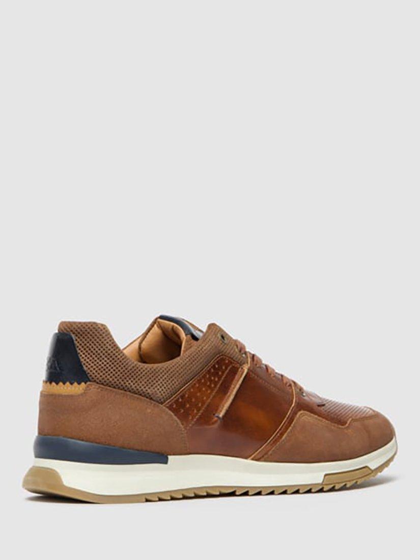 Product image 3 of 10, which shows Rodd & Gunn Albury Lace Up Leather Trainers, Cognac, 7