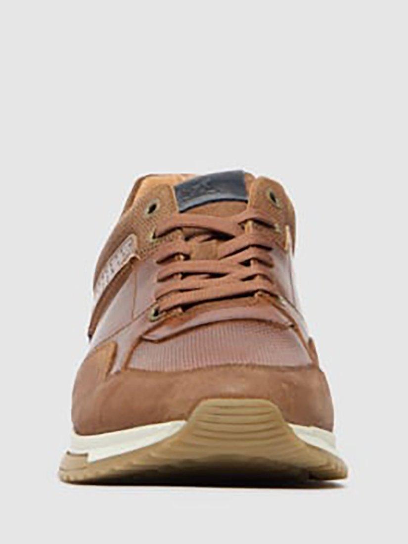 Product image 5 of 10, which shows Rodd & Gunn Albury Lace Up Leather Trainers, Cognac, 7