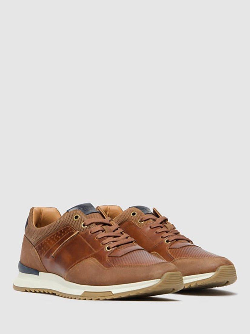 Product image 9 of 10, which shows Rodd & Gunn Albury Lace Up Leather Trainers, Cognac, 7