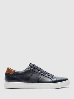Rodd & Gunn Endeavour Cruise Leather Trainers, Navy