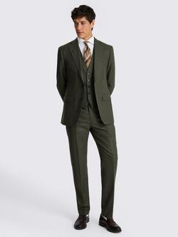 Moss Tailored Fit Performance Suit Jacket - view 2, Green