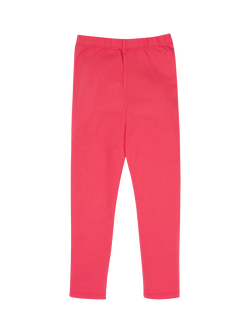 Frugi Kids' Libby Cotton Leggings - view 2, Rose