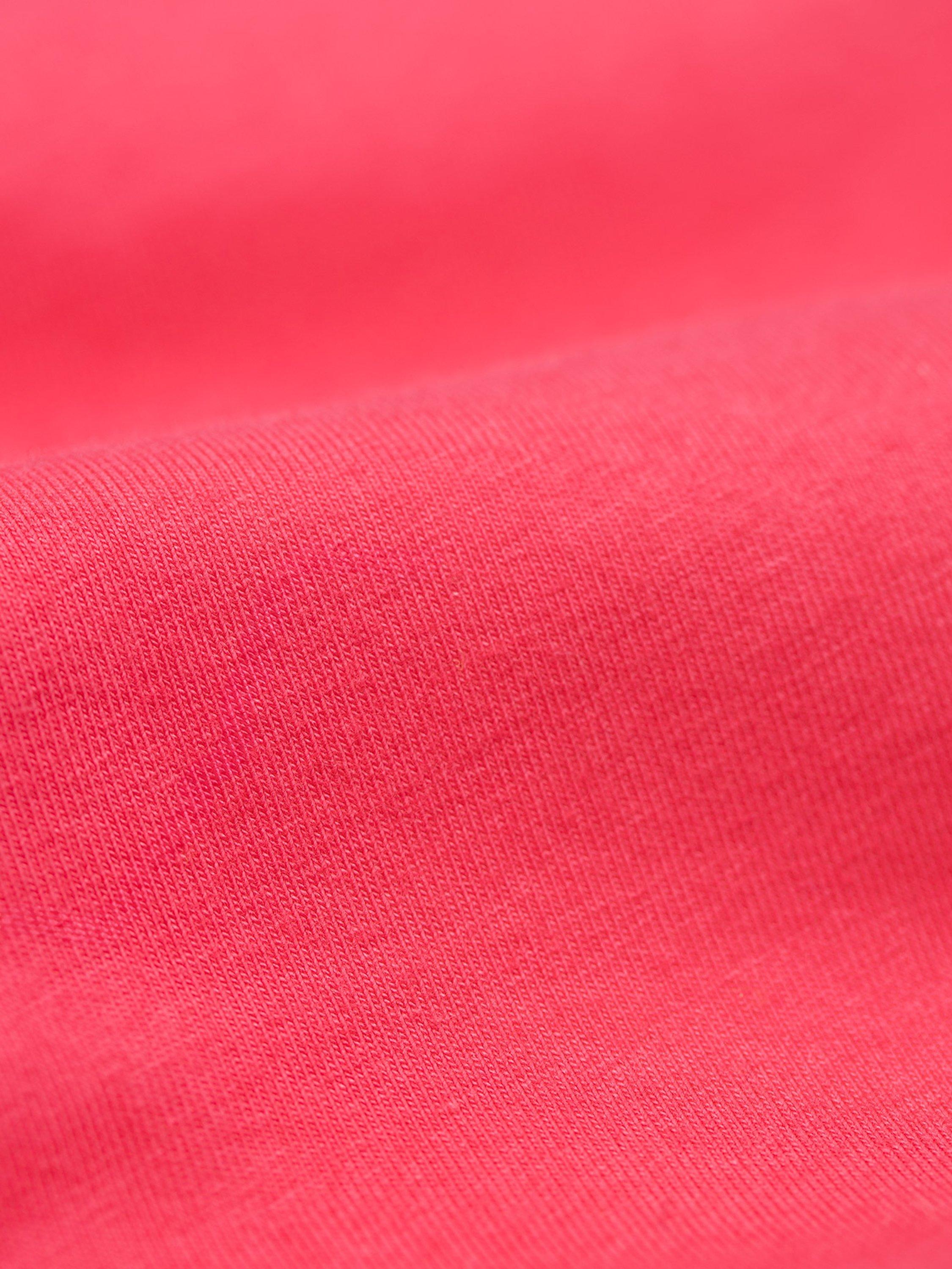 Product image 4 of 4, which shows Frugi Kids' Libby Cotton Leggings, Rose, Up to 3 months