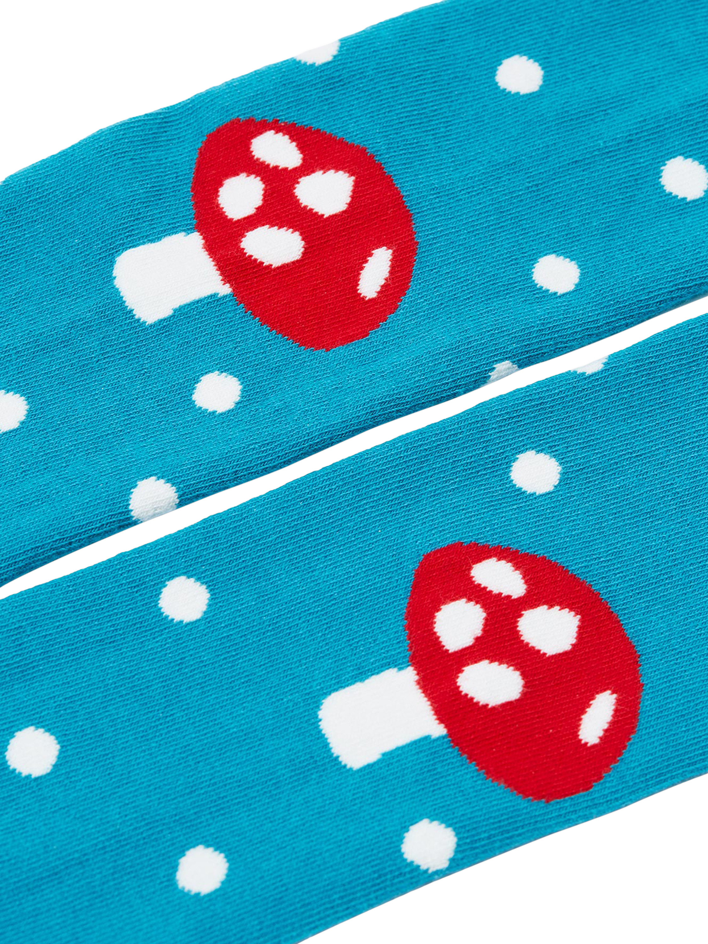 Product image 3 of 5, which shows Frugi Kids' Norah Flexible Tights, Mushroom/Bumblebee, 2-4 yrs