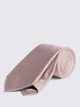 Moss Textured Silk Tie, Pink