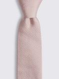 Moss Textured Silk Tie, Pink