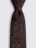Moss Silk Paisley Tie, Red