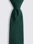 Moss Textured Silk Tie, Green