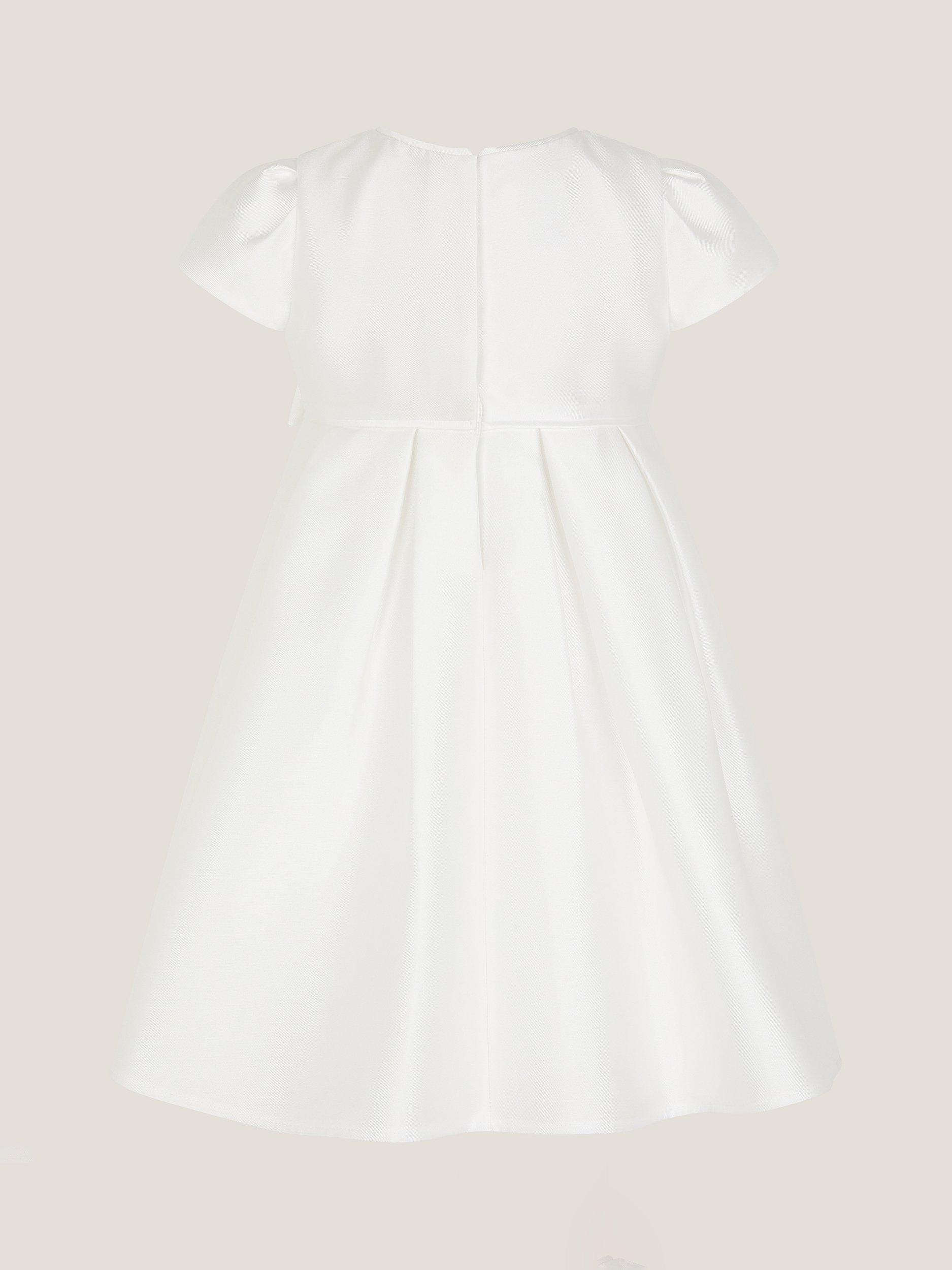 Product image 3 of 3, which shows Monsoon Baby Isabella Dress, Ivory, 0-3 months