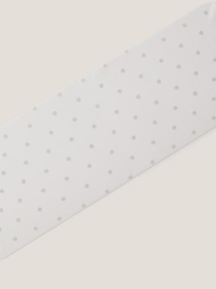 Monsoon Kids' Glitter Spot Tights, Silver - view 2, Silver