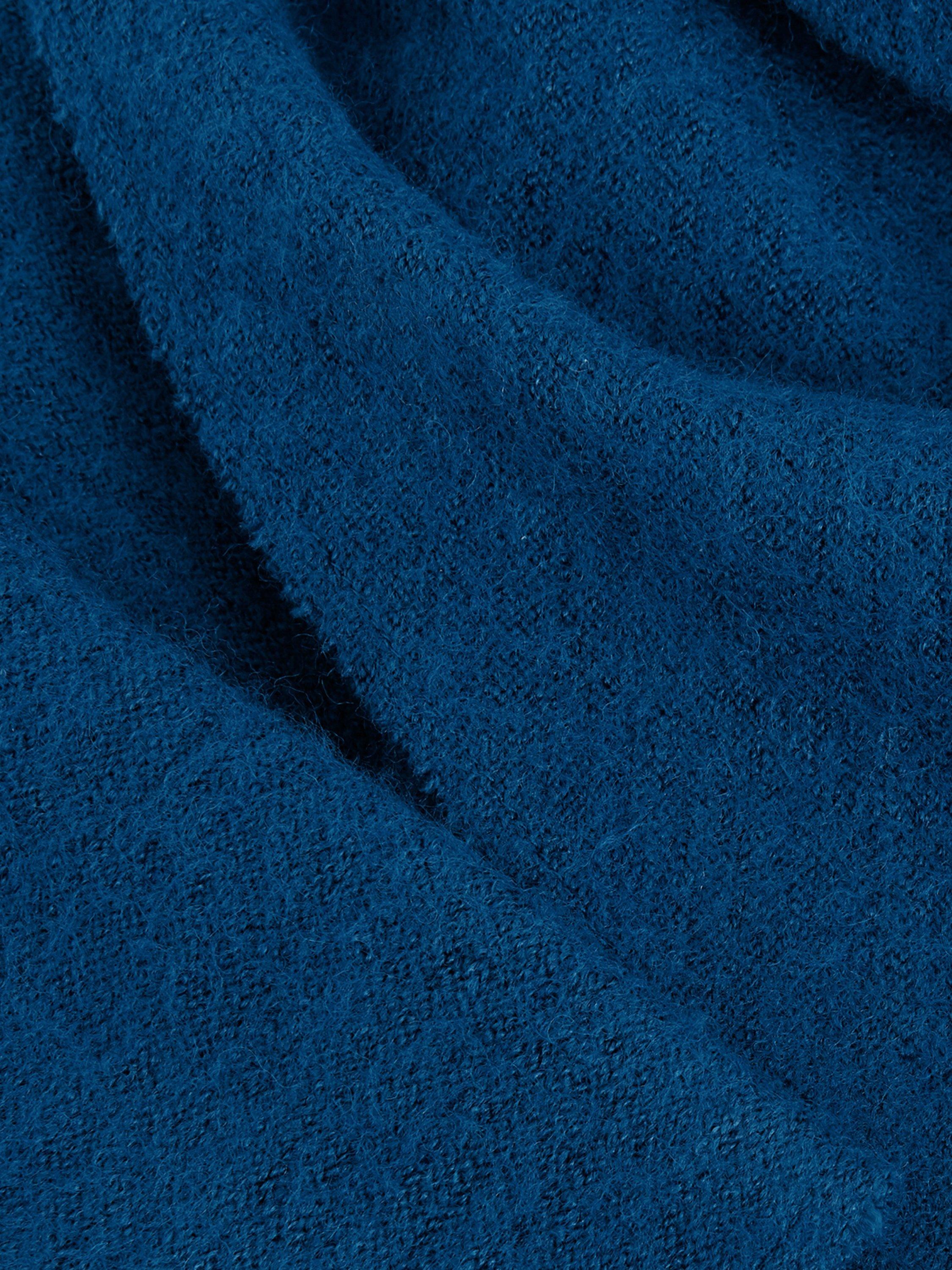 Product image 6 of 9, which shows Phase Eight Bellona Knit Wrap Coat, Dark Teal, 10