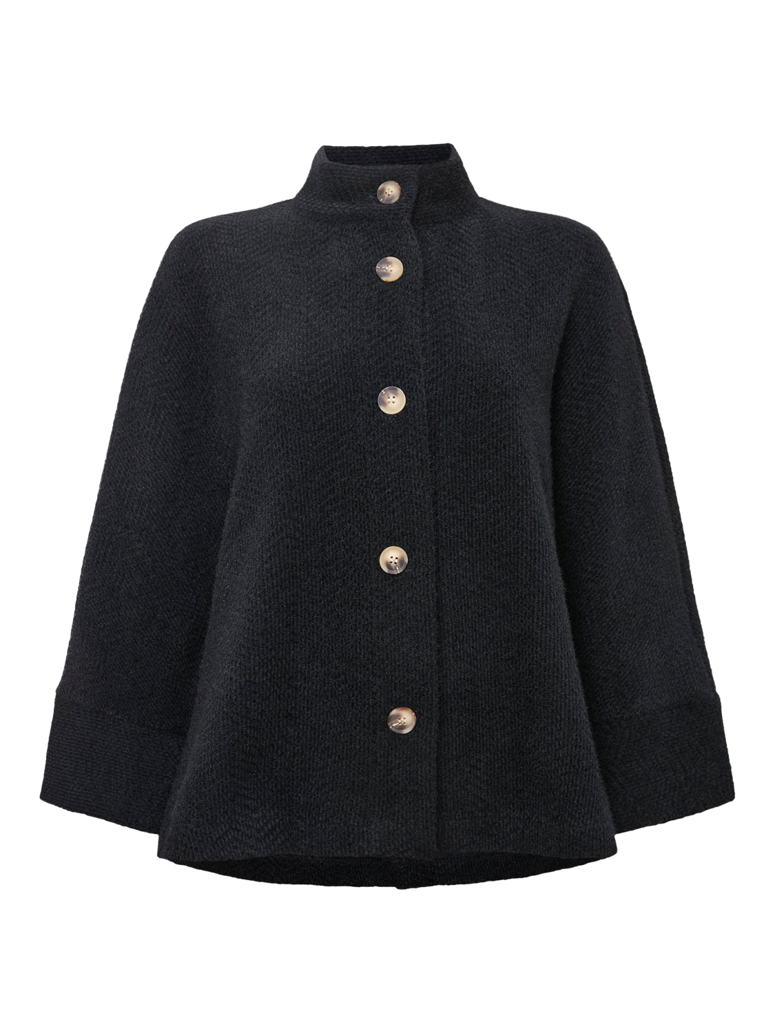 Product image 5 of 5, which shows James Lakeland Textured Batwing Jacket, Black, 8