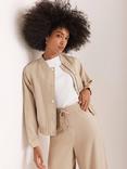 Mint Velvet Washed Bomber Jacket