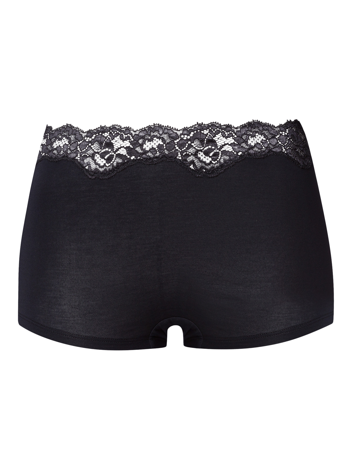 Product image 4 of 6, which shows Hanro Dana Boyleg Knickers containing TENCEL™ Modal, Black, XS