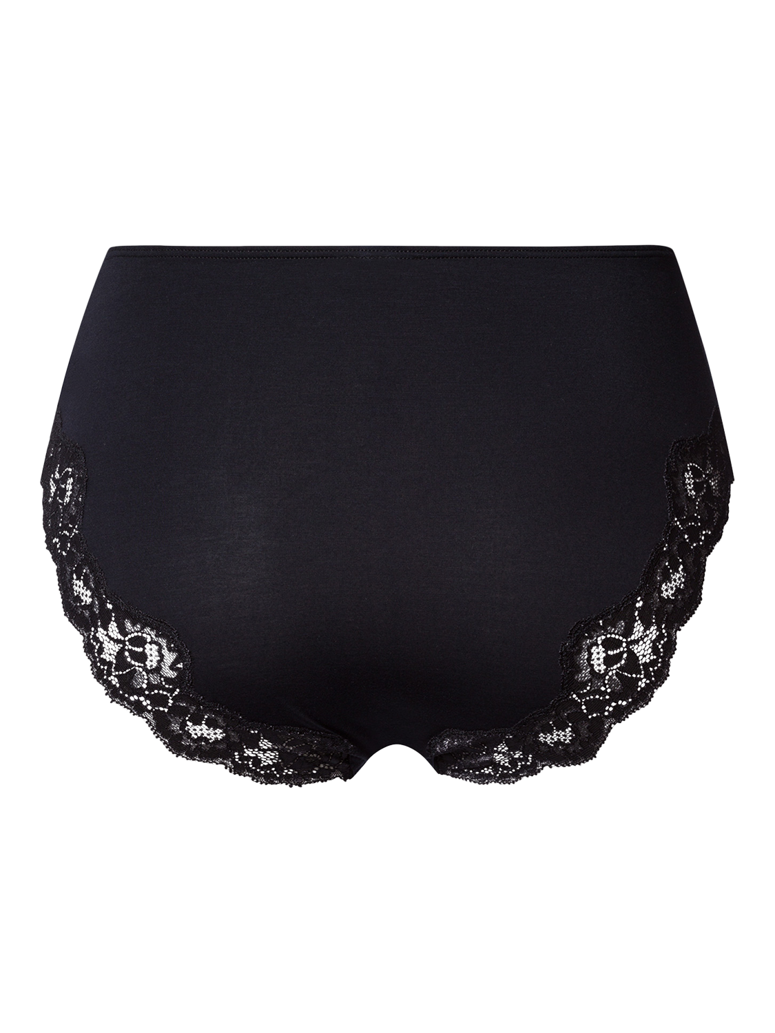 Product image 5 of 6, which shows Hanro Dana Midi Knickers containing TENCEL™ Modal, Black, XS