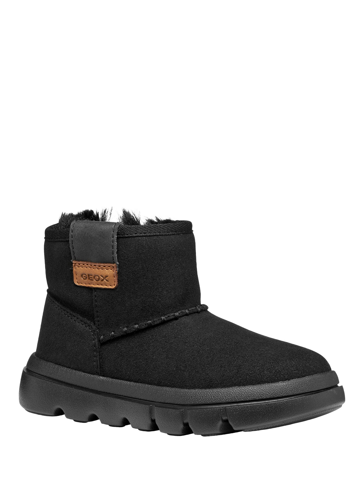 Product image 5 of 10, which shows Geox Kids' Willaboom Zipped Ankle Boots, Black, EU24