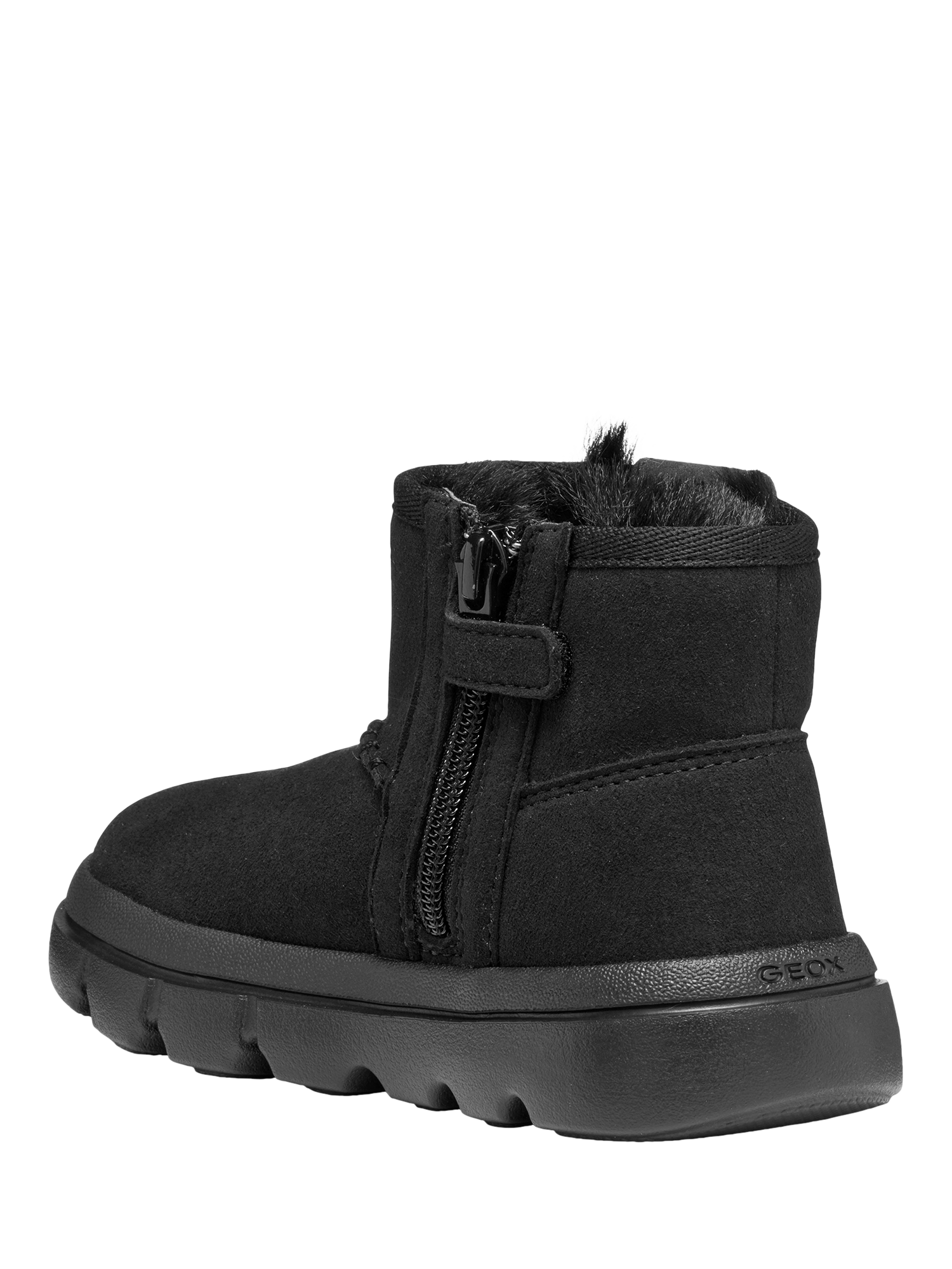Product image 6 of 10, which shows Geox Kids' Willaboom Zipped Ankle Boots, Black, EU24