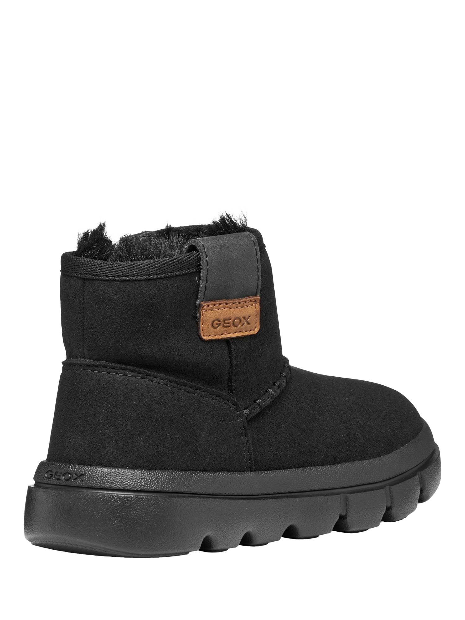Product image 7 of 10, which shows Geox Kids' Willaboom Zipped Ankle Boots, Black, EU24