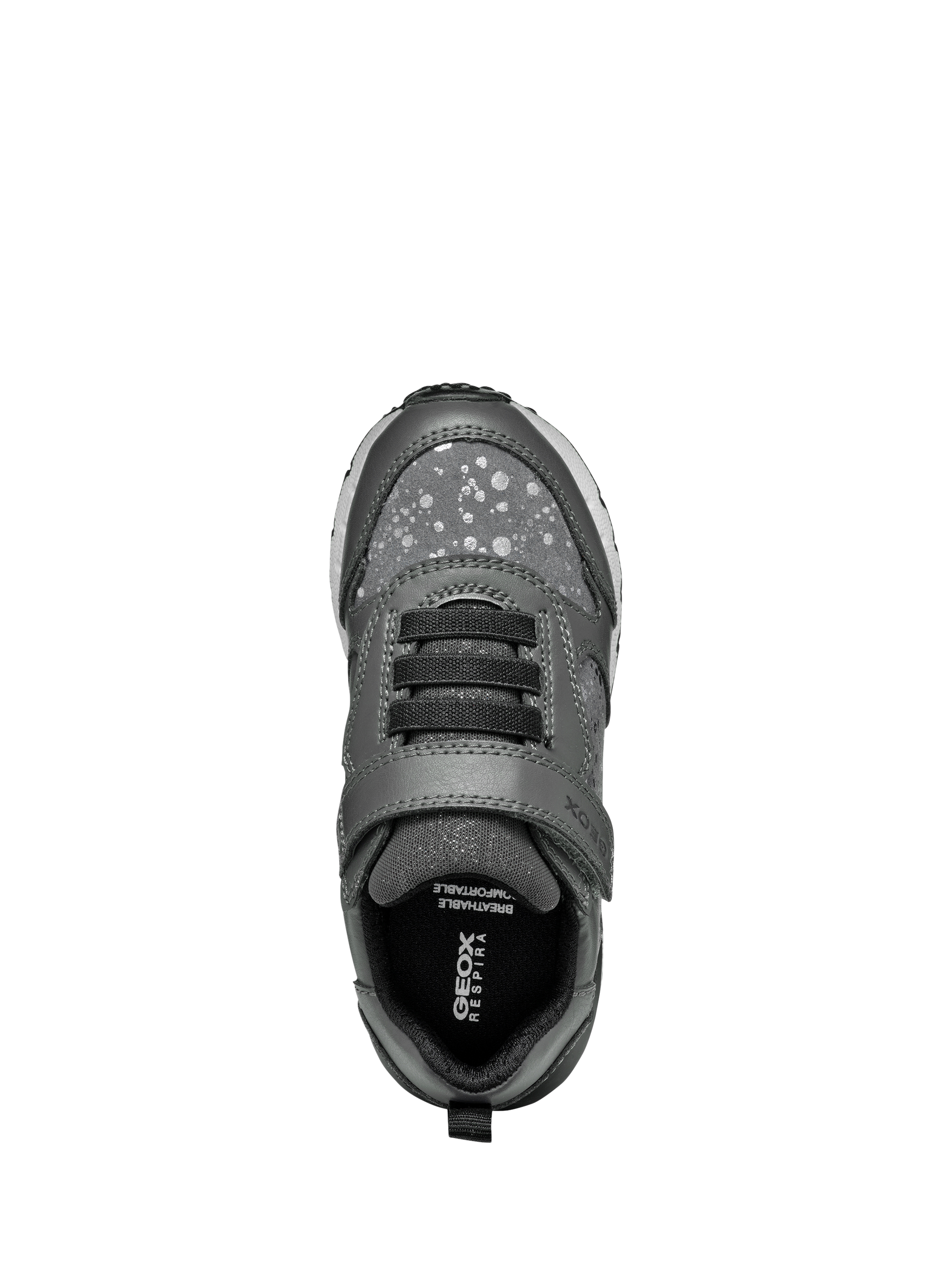 Product image 8 of 10, which shows Geox Kids' Fastics Low Cut Trainers, Dark Grey, EU24