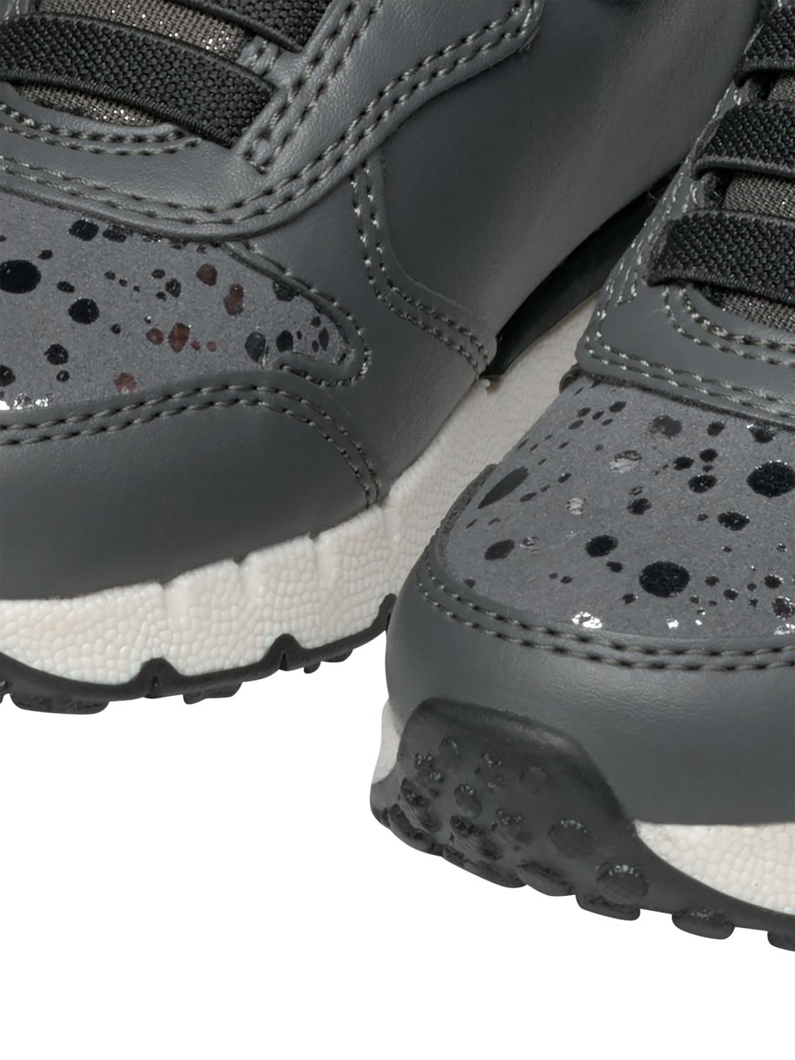 Product image 10 of 10, which shows Geox Kids' Fastics Low Cut Trainers, Dark Grey, EU24