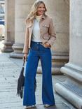 Sosandar Gold Buttoned Boucle Jacket