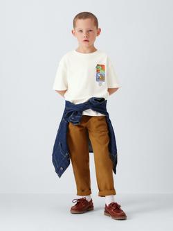 John Lewis Kids' City Zoo Graphic T-Shirt, White Graphic - view 2, White Graphic