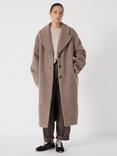 HUSH Wool Blend Cocoon Coat, Oatmeal Grey