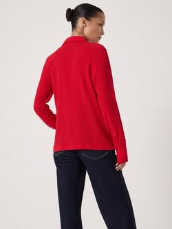 HUSH Textured Slim Fit Shirt - view 2, Red