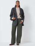 HUSH Bree Barrel Leg Trousers