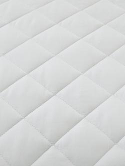 John Lewis Adjustable Quilted Mattress Protector - view 2, White