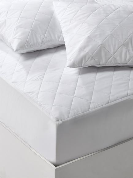 John Lewis EasyCare Waterproof Pillow and Mattress Set, White