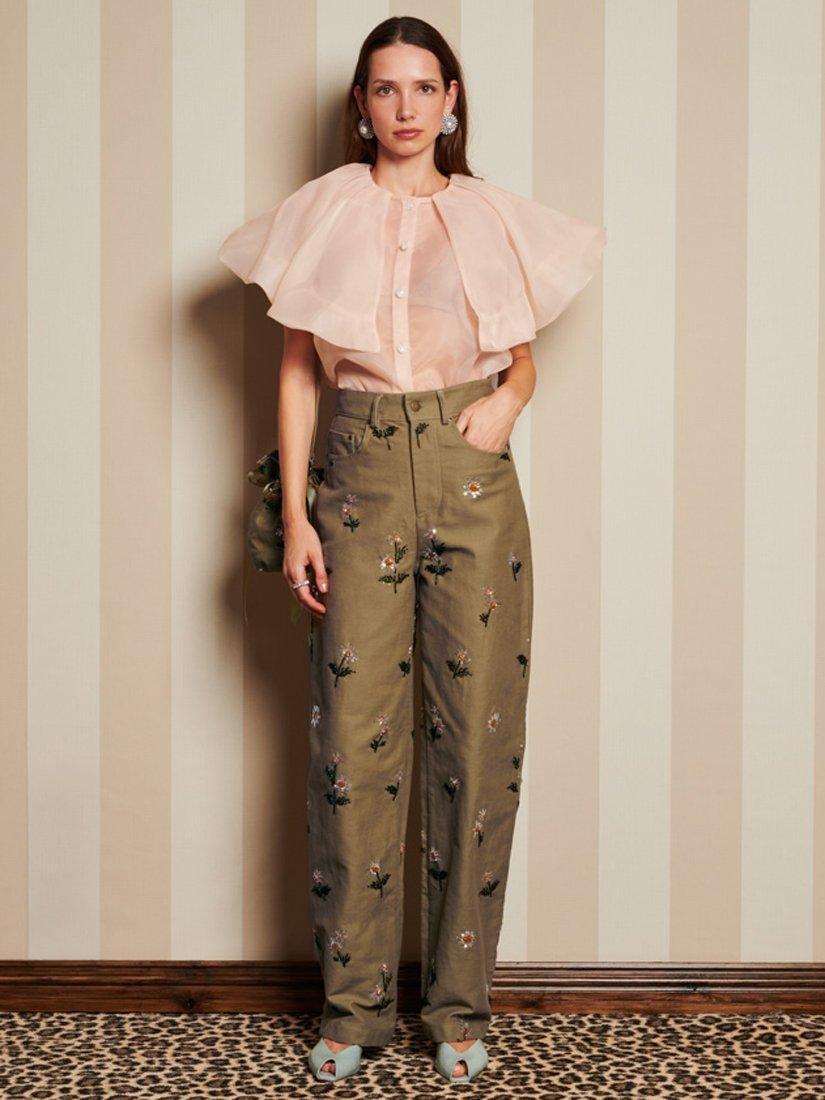 Product image 3 of 6, which shows Sister Jane Harmony Organza Top, Pink, 6