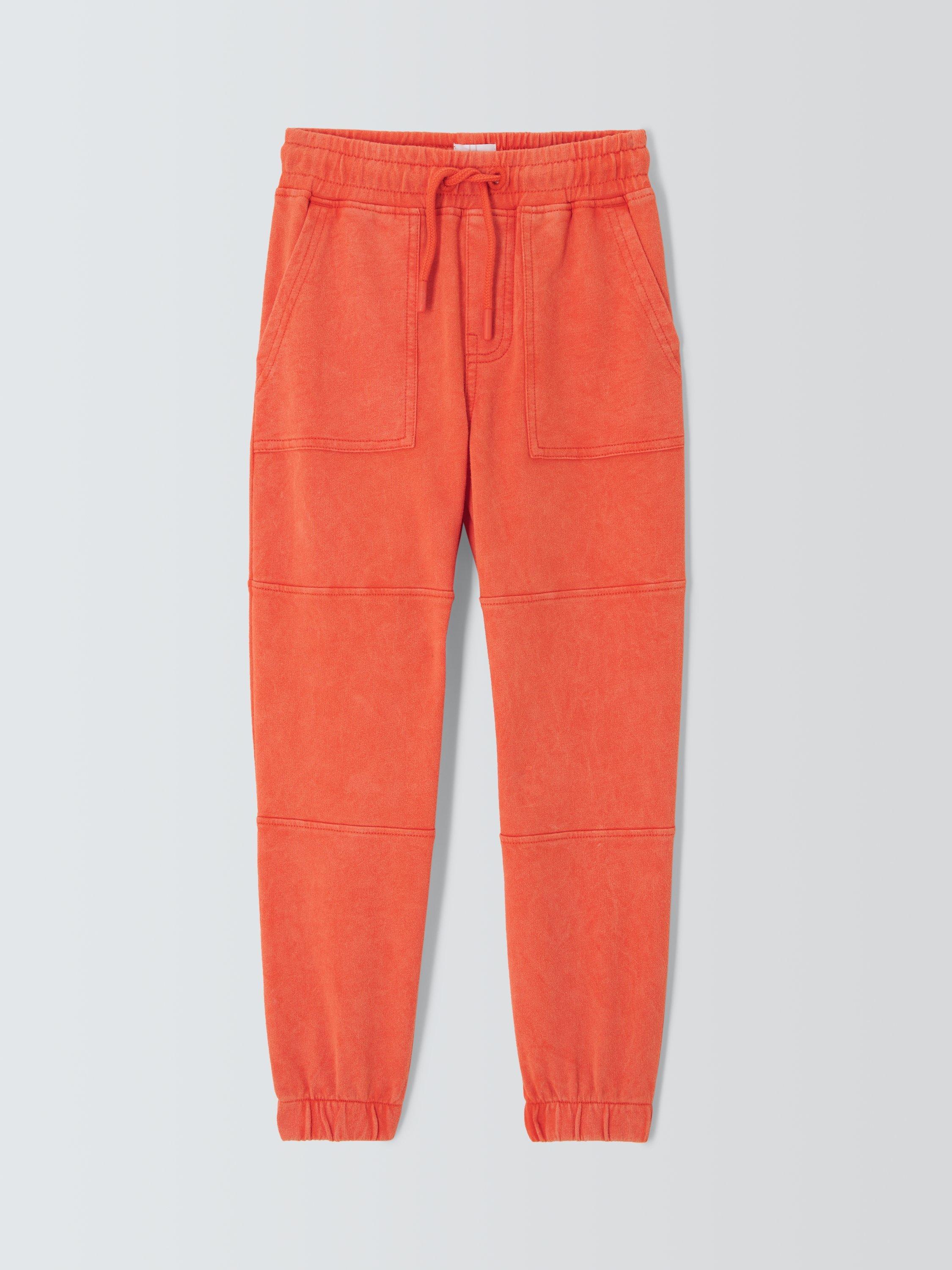 Product image 3 of 7, which shows John Lewis Kids' Optic Jersey Joggers, Red, 3 years