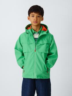 John Lewis Kids' Waterproof Shell Jacket, Green, Green