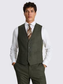 Moss Tailored Fit Performance Waistcoat, Army Green