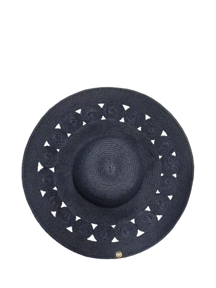 Seaspray Cut Out Detail Sun Hat, Blue Navy, Blue Navy
