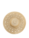 Seaspray Cut Out Detail Sun Hat, Natural Cream