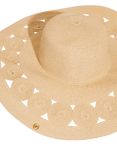 Seaspray Cut Out Detail Sun Hat, Natural Cream