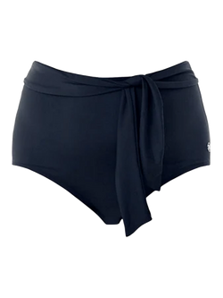 Seaspray Loretta High Waist Bikini Bottoms, Black, Black