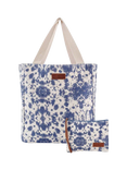 Seaspray Tie-Dye Beach Bag & Purse Set, Natural