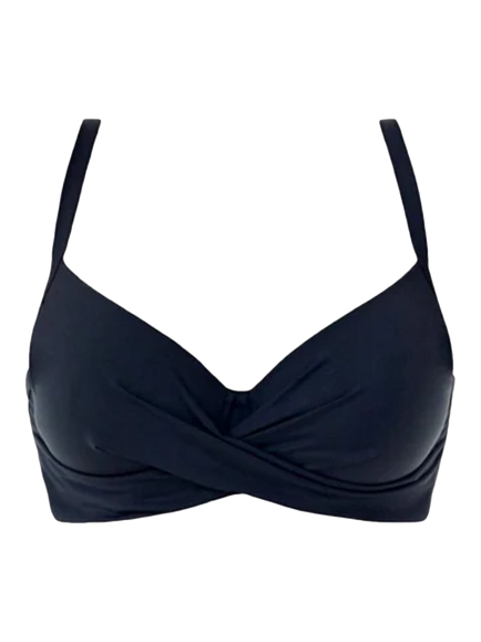 Seaspray Loretta Underwired Bikini Top, Black, Black