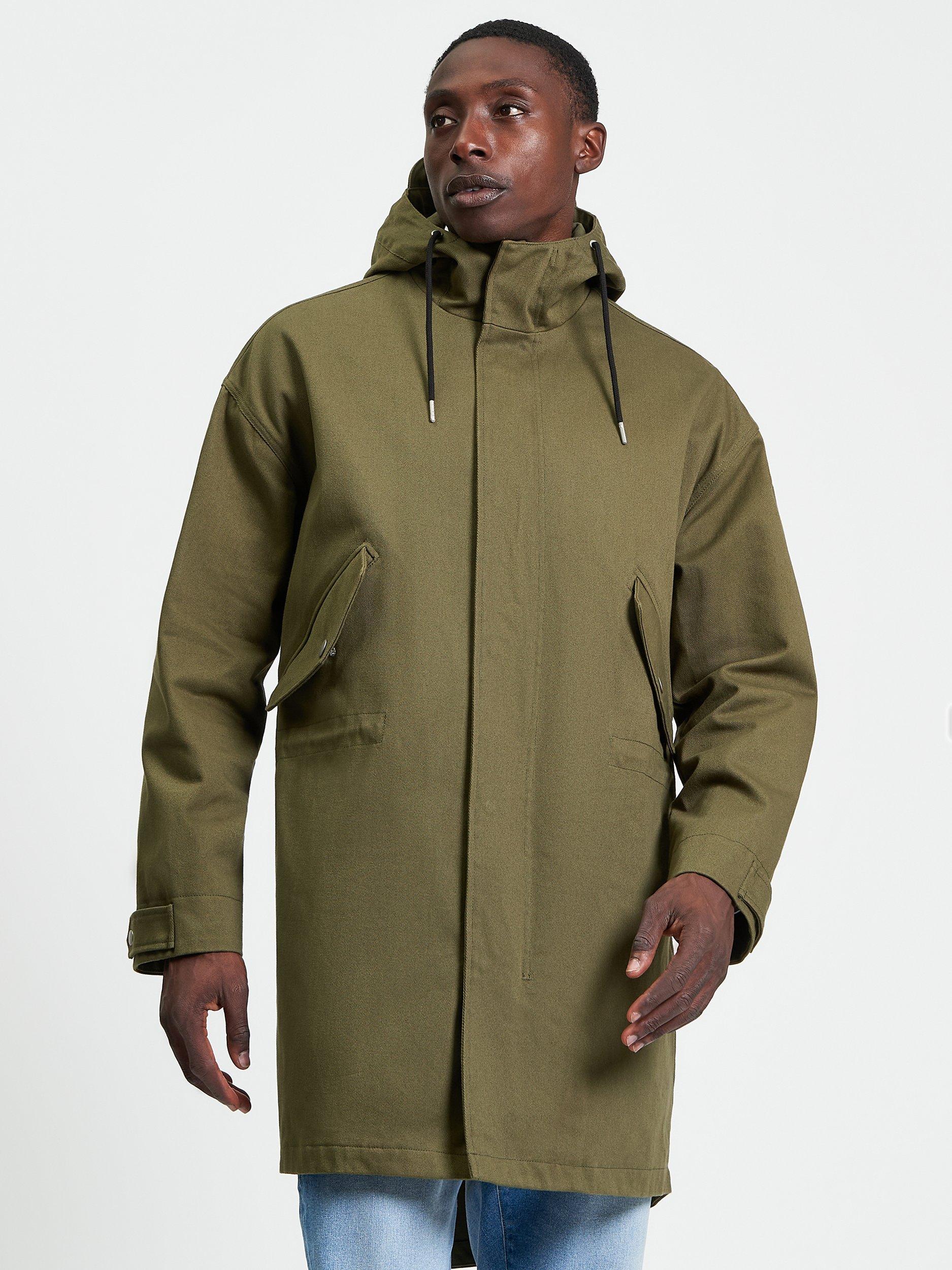 Product image 1 of 5, which shows Ben Sherman Fishtail Parker, Camouflage, S