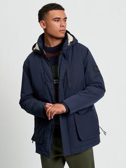Ben Sherman Heavyweight Parka Jacket, Dark Navy, Dark Navy