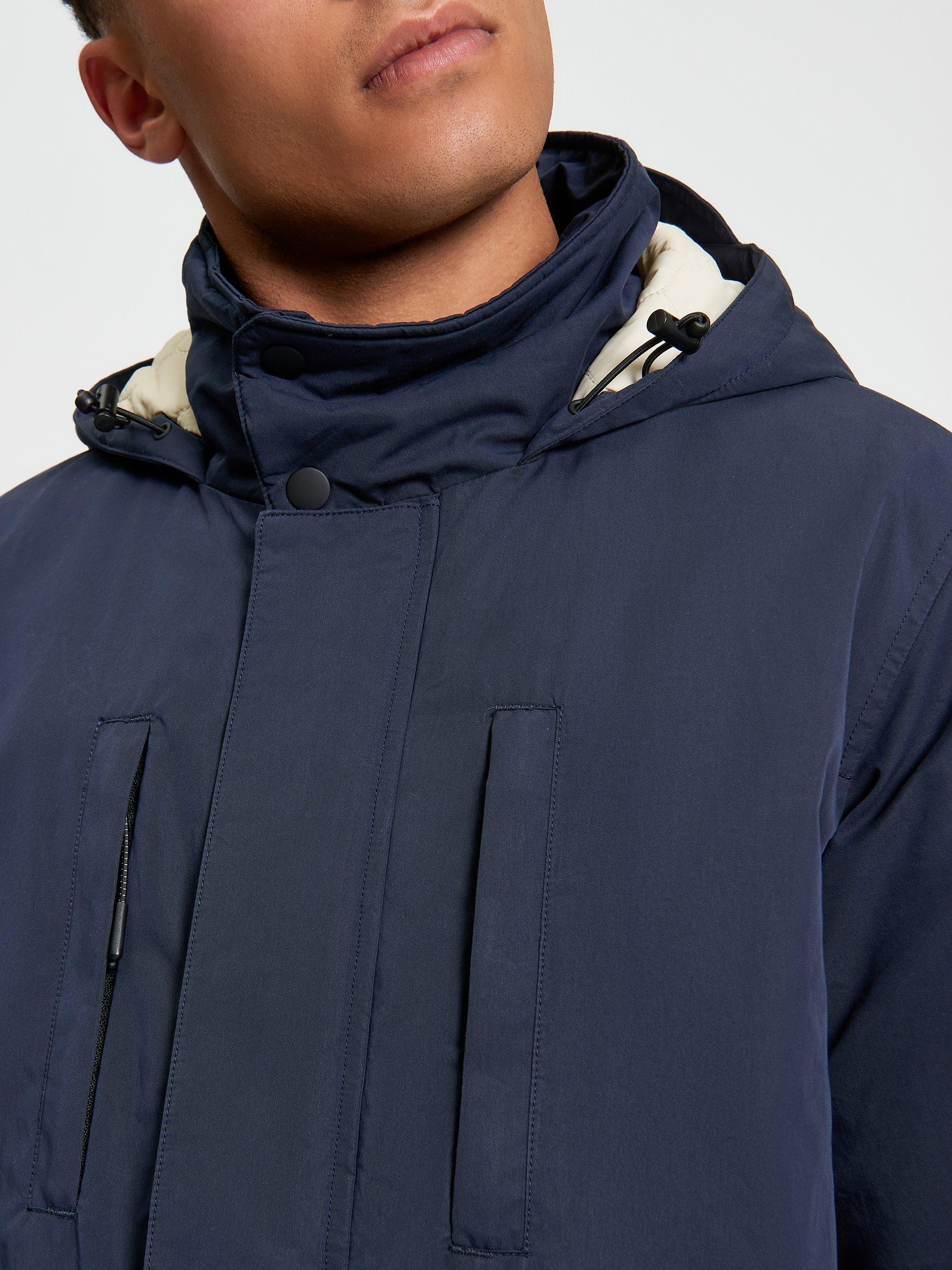 Product image 5 of 6, which shows Ben Sherman Heavyweight Parka Jacket, Dark Navy, S
