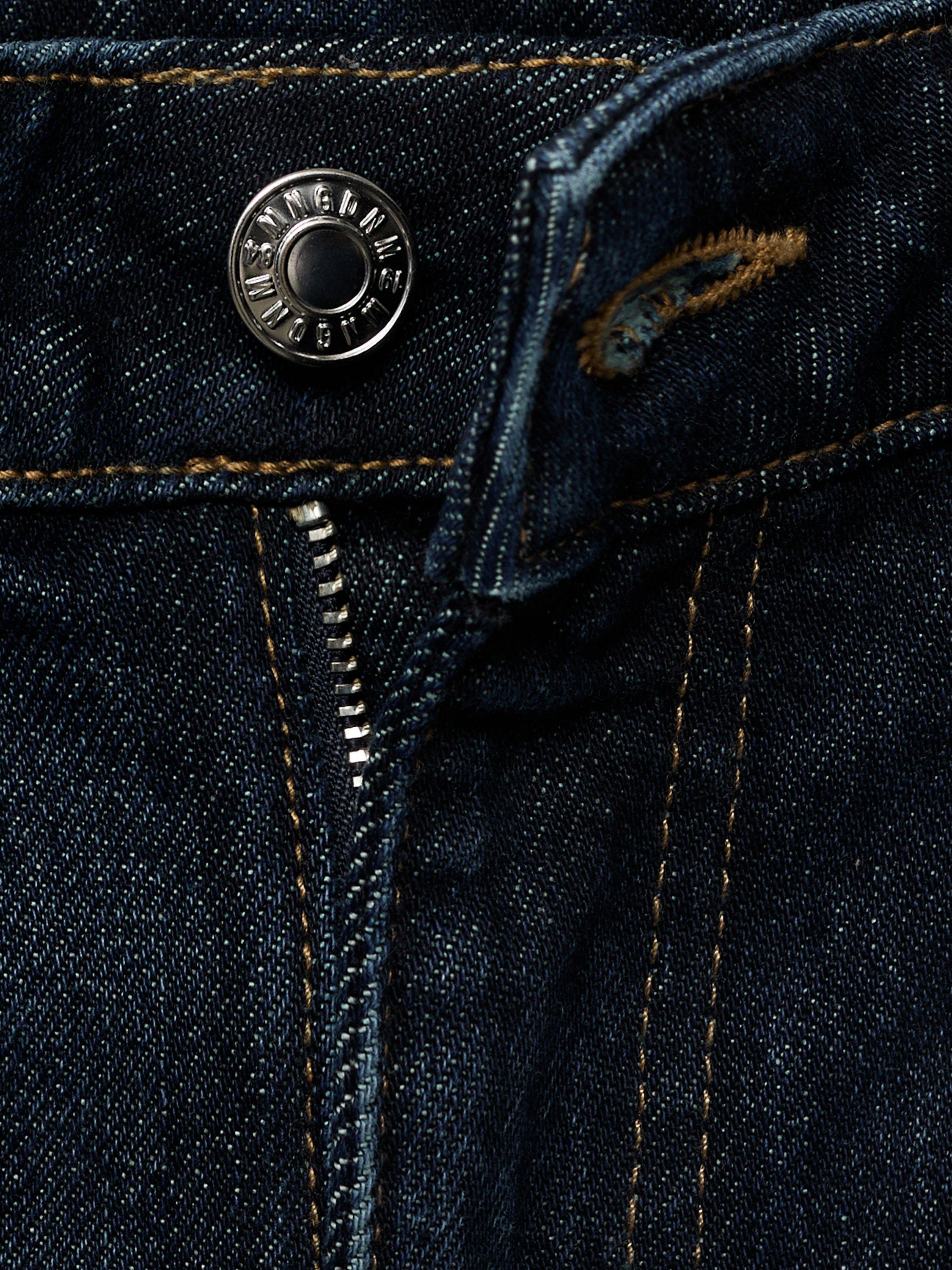 Product image 7 of 9, which shows Mango Fiona Mid Rise Flare Jeans, Blue Navy, 12