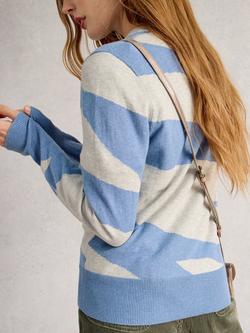 White Stuff Katie Jumper - view 2, Blue/Multi