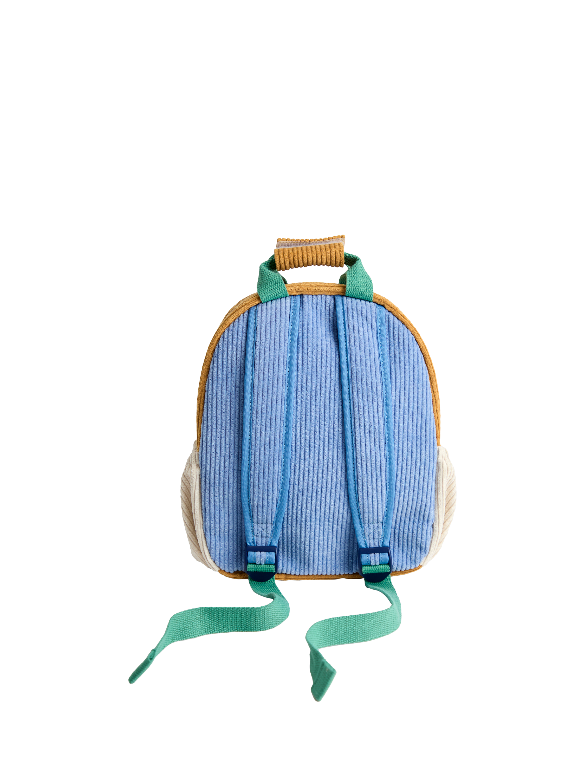 Product image 3 of 6, which shows JoJo Maman Bébé Kids' Corduroy Tractor Backpack, Red